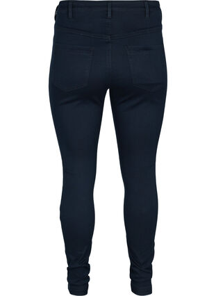 Zizzi Super slim Amy jeans med høj talje, Unwashed, Packshot image number 1