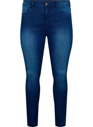 Super slim Amy jeans med høj talje, Blue Denim, Packshot