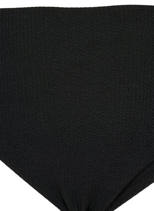 Zizzi Bikini trusse med crepe struktur, Black, Packshot image number 2