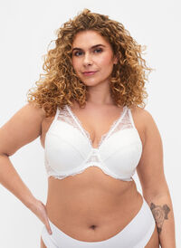 Vatteret blonde bh med bøjle, Bright White, Model