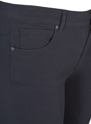 Zizzi Slim fit bukser med lommer, Night Sky, Packshot image number 2