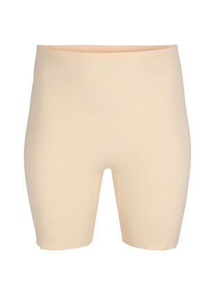 Zizzi Light shapewear shorts med høj talje, Nude, Packshot image number 0