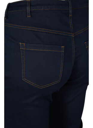 Zizzi Slim fit Emily jeans med normal talje, Unwashed, Packshot image number 3