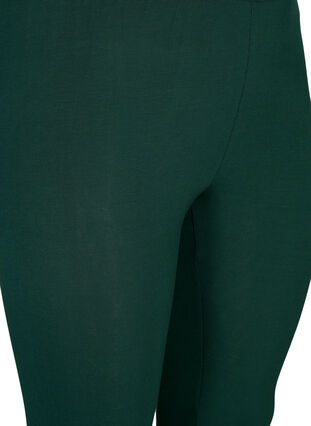 Zizzi Basis leggings i viskose, Scarab, Packshot image number 2