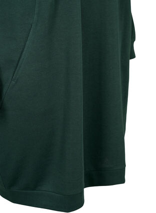 Zizzi Sweatkjole med v-hals, Scarab, Packshot image number 3